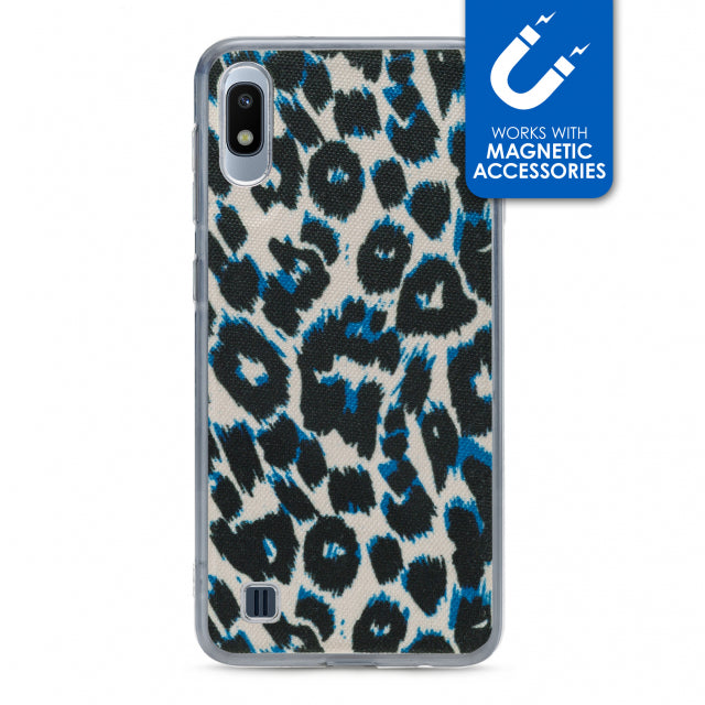 My Style Magneta Case for Samsung Galaxy A10 Blue Leopard