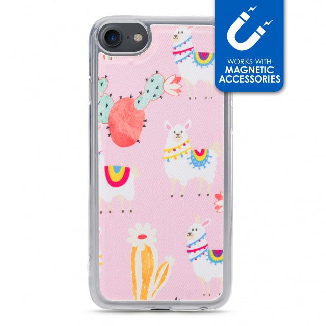 My Style Magneta Case for Apple iPhone 6/6S/7/8/SE (2020/2022) Pink Alpaca