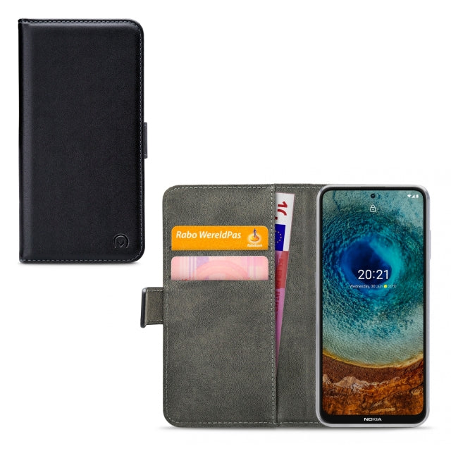 Mobilize Classic Gelly Wallet Book Case Nokia X10/X20 Black