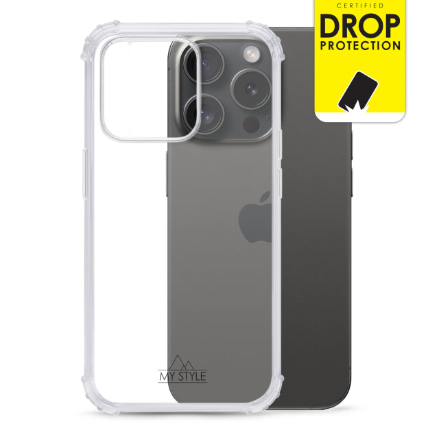 My Style Protective Flex Case for Apple iPhone 15 Pro Clear