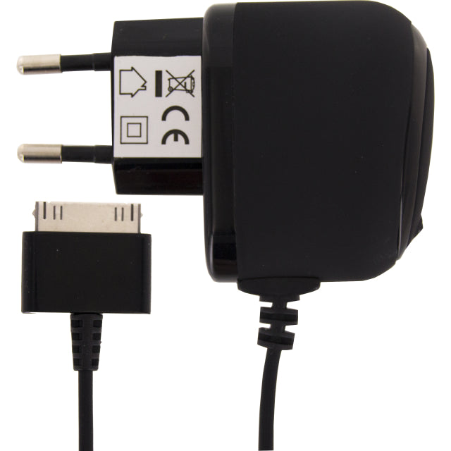Mobilize Premium Travel Charger Apple 30-Pin 1.0A 5W Black Bulk