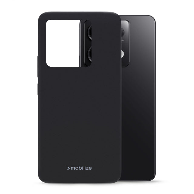 Mobilize Rubber Gelly Case Xiaomi Poco X6 5G/Redmi Note 13 Pro 5G Matt Black