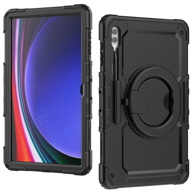 Mobilize Rotating Defender Case Stand Function for Samsung Galaxy Tab S9 Ultra/S10 Ultra 14.6 Black