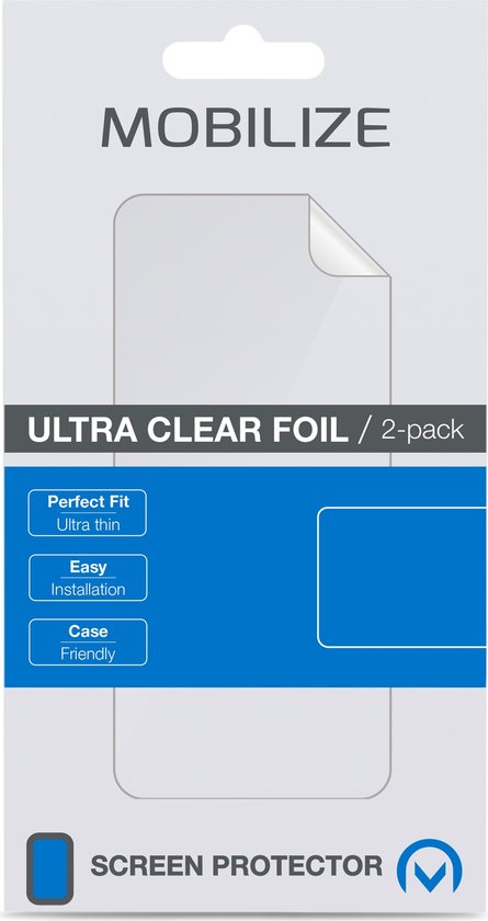 Mobilize Screenprotector geschikt voor Sony Xperia 10 III | Mobilize Screenprotector Folie - Case Friendly (2-Pack)