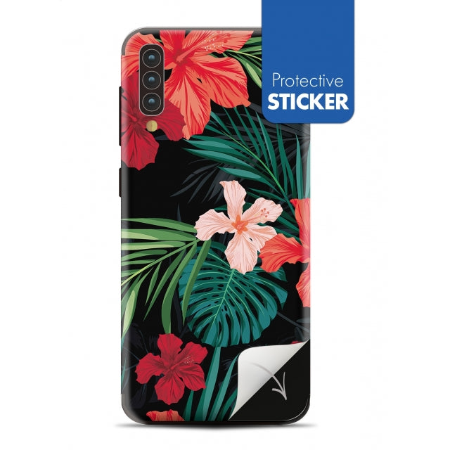 My Style PhoneSkin For Samsung Galaxy A30s/A50 Red Caribbean Flower