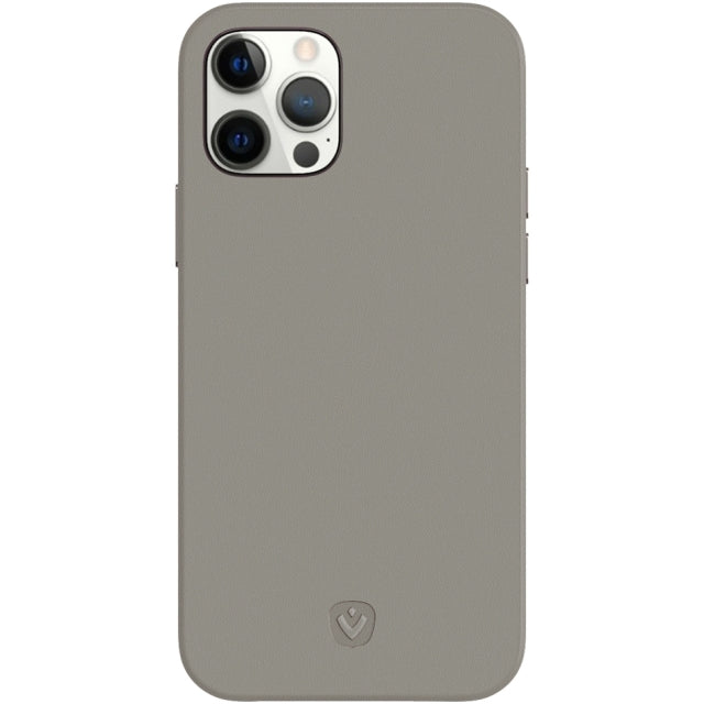 Valenta Leather Back Cover Snap Luxe Apple iPhone 12 Pro Max Grey