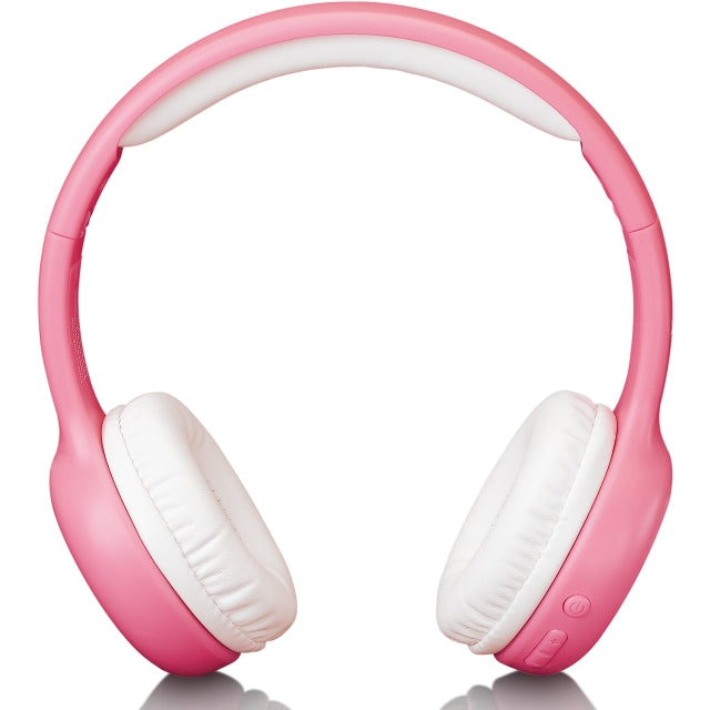 HPB-110PK Lenco On-Ear Stereo Bluetooth Headset for Kids Pink