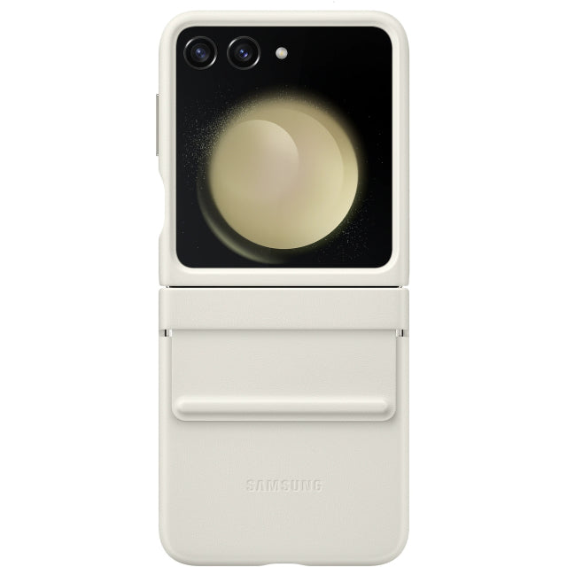 EF-VF731PUEGWW Samsung Flap Vegan Leather Case Galaxy Z Flip5 Cream