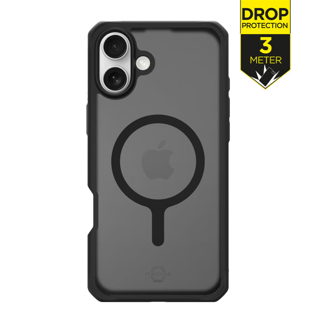 ITSKINS Level 2 HybridMagFrost_R for Apple iPhone 16 Plus Black