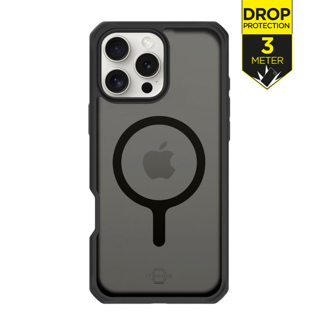 ITSKINS Level 2 HybridMagFrost_R for Apple iPhone 16 Pro Max Black