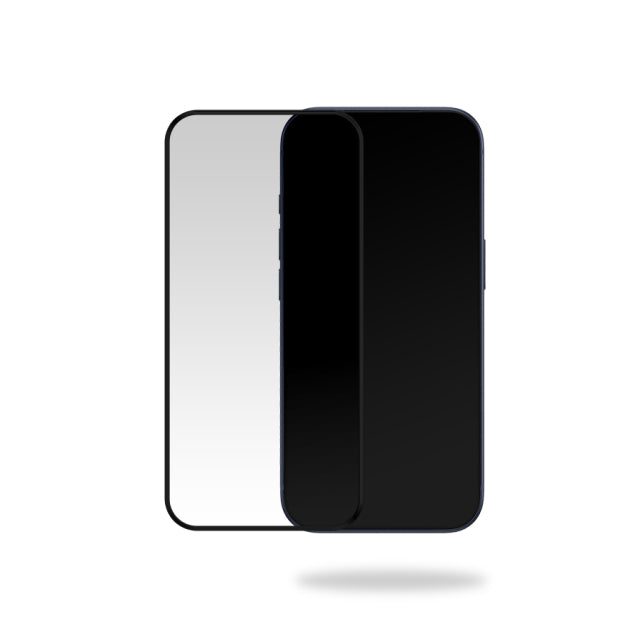 Mobilize Glass Screen Protector - Black Frame - Apple iPhone 16 Pro/17/17 Pro