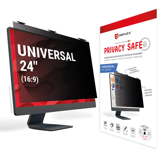 DISPLEX Privacy Safe Desktop Uni 24inch (16:9)