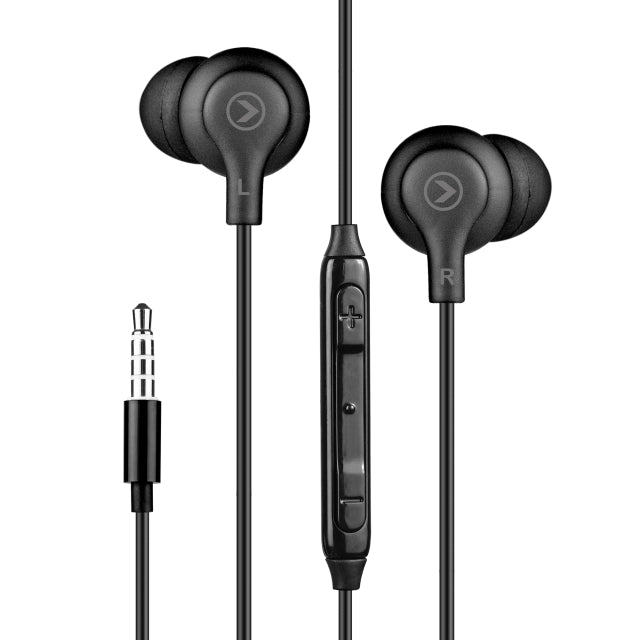 Mobilize In-ear Stereo Headset with Remote 3.5mm Black