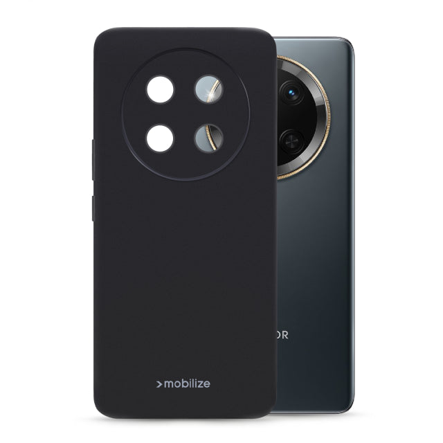 Mobilize Rubber Gelly Case Honor Magic7 Lite Matt Black