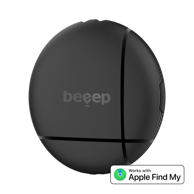 Beeep BeTag Find My Tracker Black & Keychain Black - 1 pack