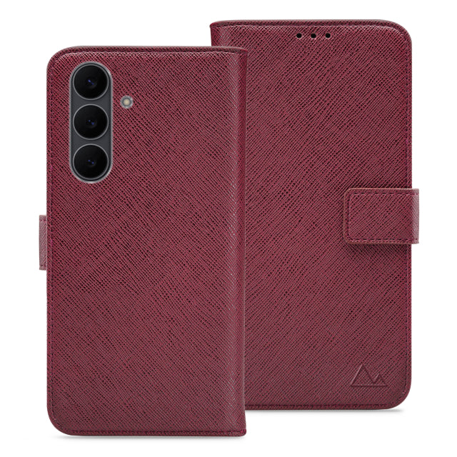 My Style Flex Wallet for Samsung Galaxy S25 FE 5G Bordeaux