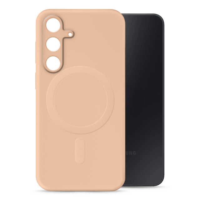 My Style Protective Flex Magsafe Compatible Case for Samsung Galaxy S25 FE 5G Soft Pink