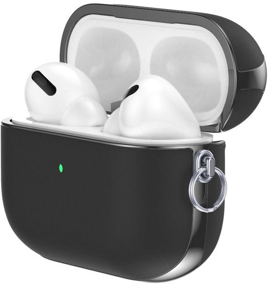 Valenta - AirPods Hoesje - Leer - Snap - Pro - Zwart