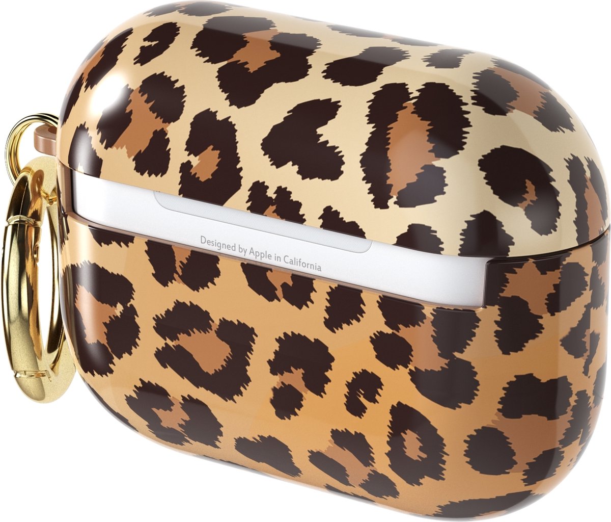 Richmond & Finch Freedom Hard Kunststof Hoesje Geschikt voor Apple AirPods Pro - Bruin / Geel