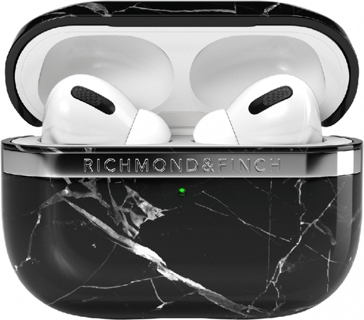Richmond & Finch Black Marble marmer hoesje voor AirPods Pro - zwart