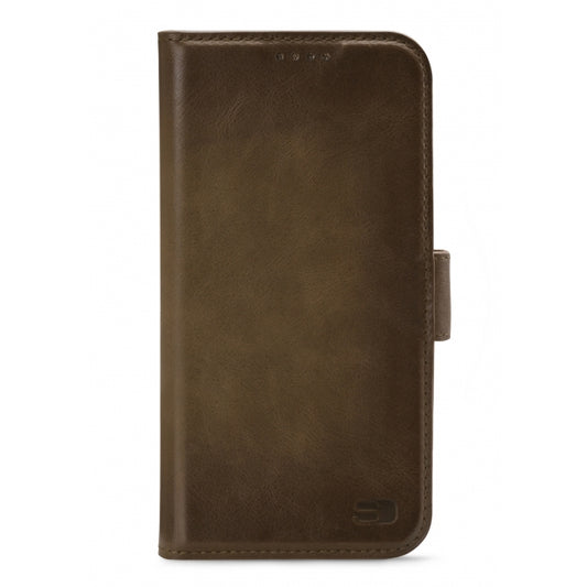 Senza Desire Leather Wallet Apple iPhone Xs Max Burned Olive