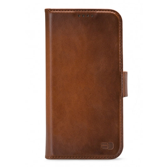 Senza Desire Leather Wallet Apple iPhone 7/8/SE (2020/2022) Burned Cognac