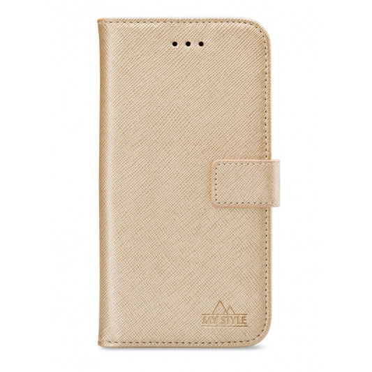 My Style Flex Wallet for Samsung Galaxy J6+ Gold