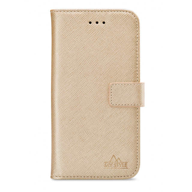 My Style Flex Wallet for Samsung Galaxy A6 2018 Gold