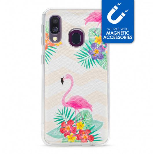 My Style Magneta Case for Samsung Galaxy A40 Flamingo
