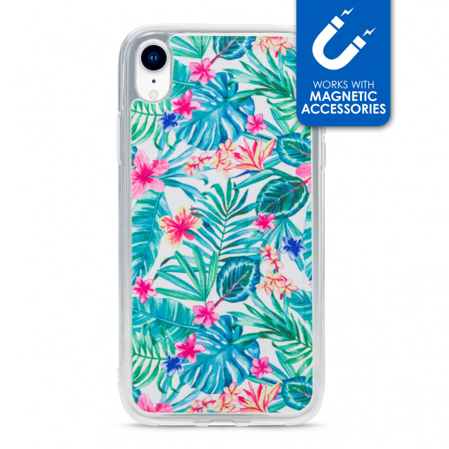 My Style Magneta Case for Apple iPhone XR White Jungle