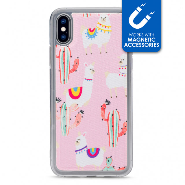My Style Magneta Case for Apple iPhone X/Xs Pink Alpaca