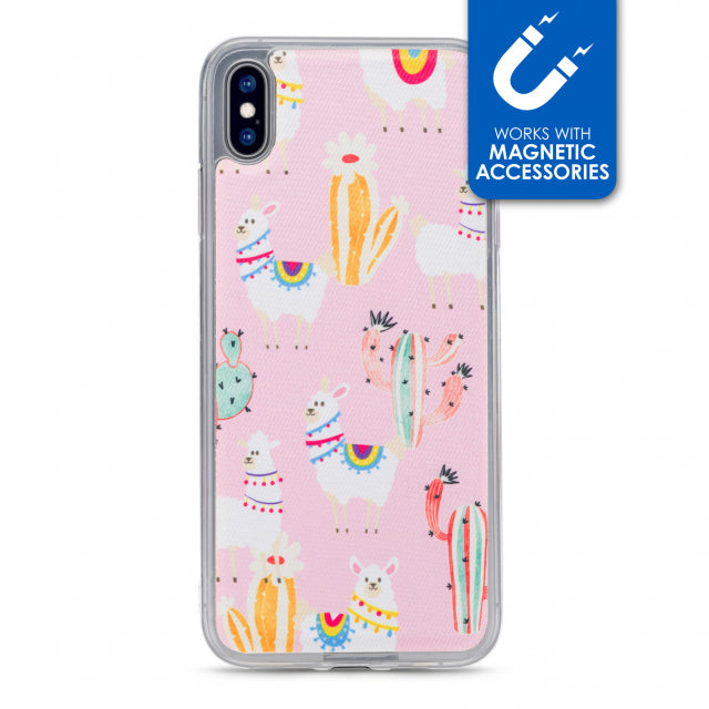 My Style Magneta Case for Apple iPhone Xs Max Pink Alpaca