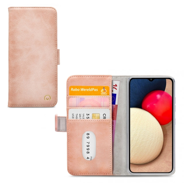 Mobilize Elite Gelly Wallet Book Case Samsung Galaxy A02s Soft Pink