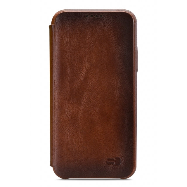 Senza Desire Skinny Leather Wallet Apple iPhone 7 Plus/8 Plus Burned Cognac