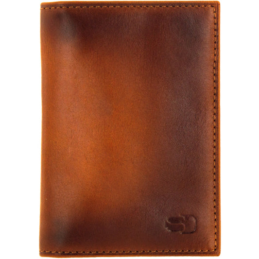 Senza Desire Leather Card Holder Burned Cognac