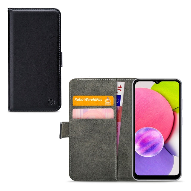 Mobilize Classic Gelly Wallet Book Case Samsung Galaxy A03s Black