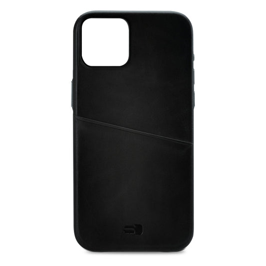 Senza Pure Leather Cover with Card Slot Apple iPhone 14 Deep Black