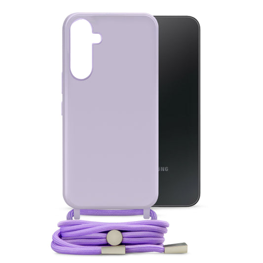 Mobilize Lanyard Gelly Case for Samsung Galaxy A34 5G Pastel Purple