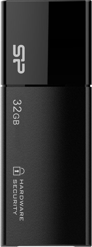 Silicon Power Secure G50 USB USB stick - 32GB - Zwart