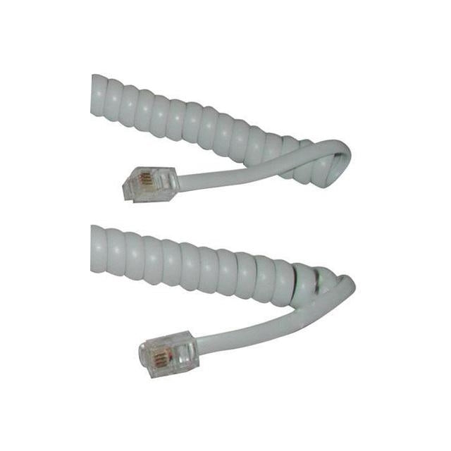 Xccess Krulsnoer RJ10 Wit