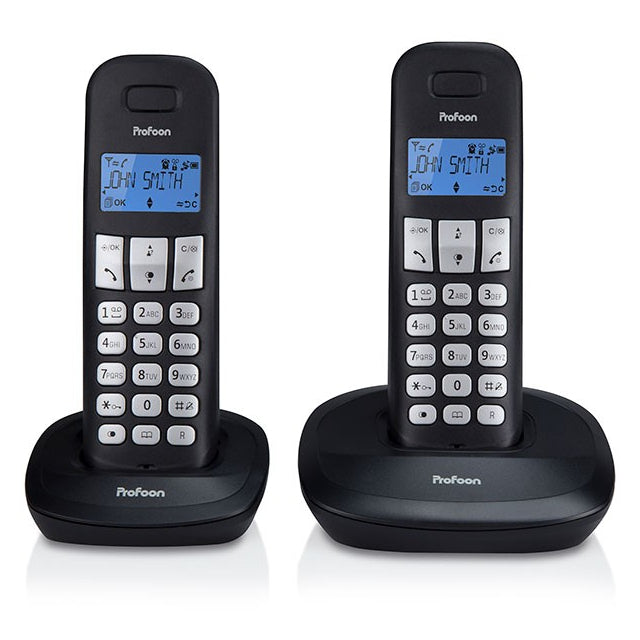 PDX-1120 Profoon DECT Telefoon Duo Black