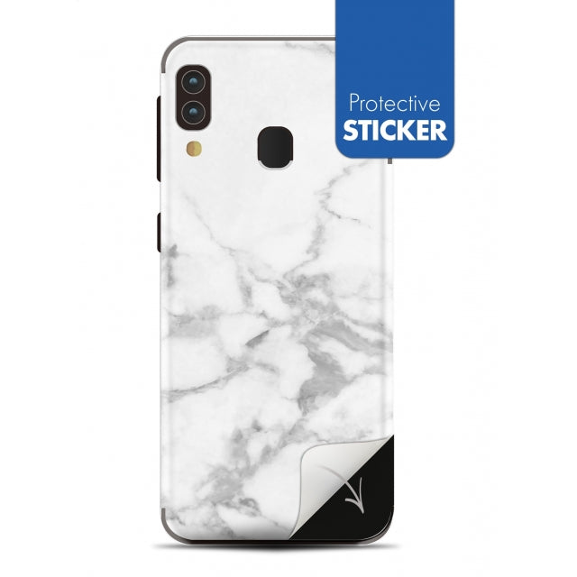 My Style PhoneSkin For Samsung Galaxy A20e White Marble