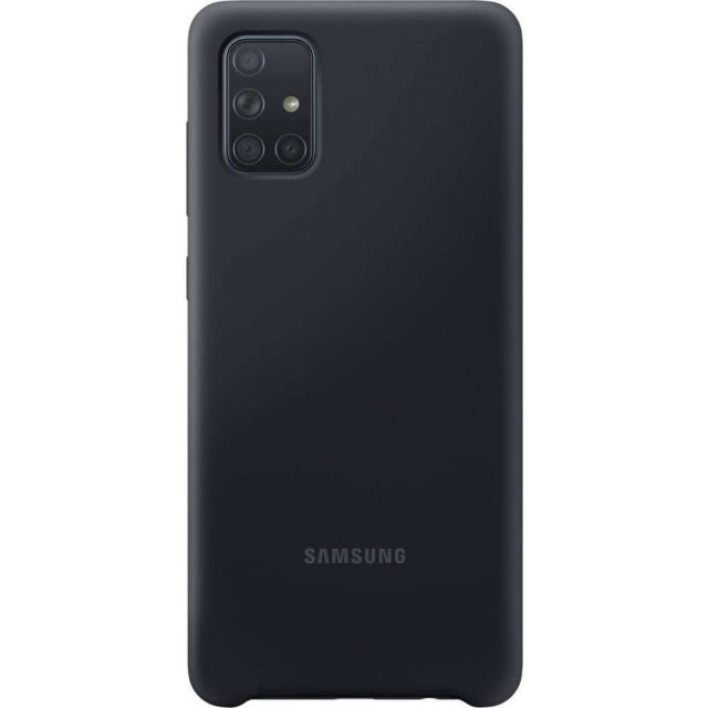 EF-PA715TBEGEU Samsung Silicone Cover Galaxy A71 Black