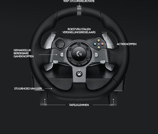 Logitech G920 - Driving Force Racing Wheel - Geschikt voor Xbox Series, Xbox One en PC