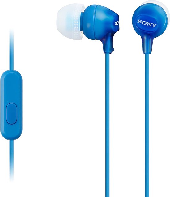 Sony MDR-EX15AP - In-ear oordopjes - Blauw