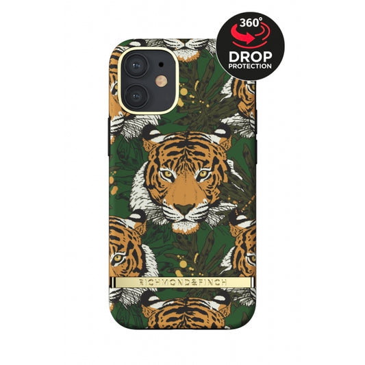 Richmond & Finch Freedom Series One-Piece Apple iPhone 12 Mini Green Tiger