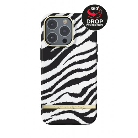 Richmond & Finch Freedom Series One-Piece Apple iPhone 13 Pro Zebra