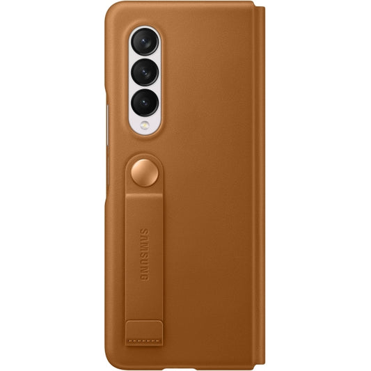 EF-FF926LAEGWW Samsung Leather Flip Cover Galaxy Z Fold3 Camel
