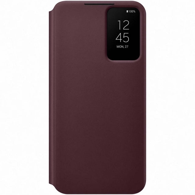 EF-ZS906CEEGEE Samsung Smart Clear View Cover Galaxy S22+ 5G Burgundy
