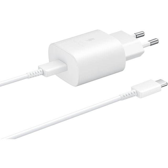EP-TA800XWEGWW Samsung Super Fast PD Wall Charger USB-C incl. USB-C Cable 25W White Bulk